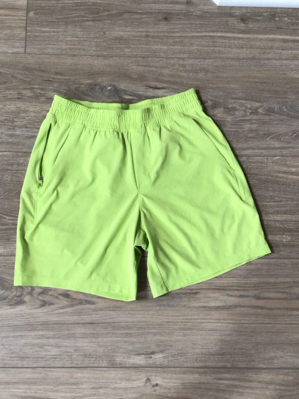 Lululemon athletica Men's Lime Green Athletic Shorts